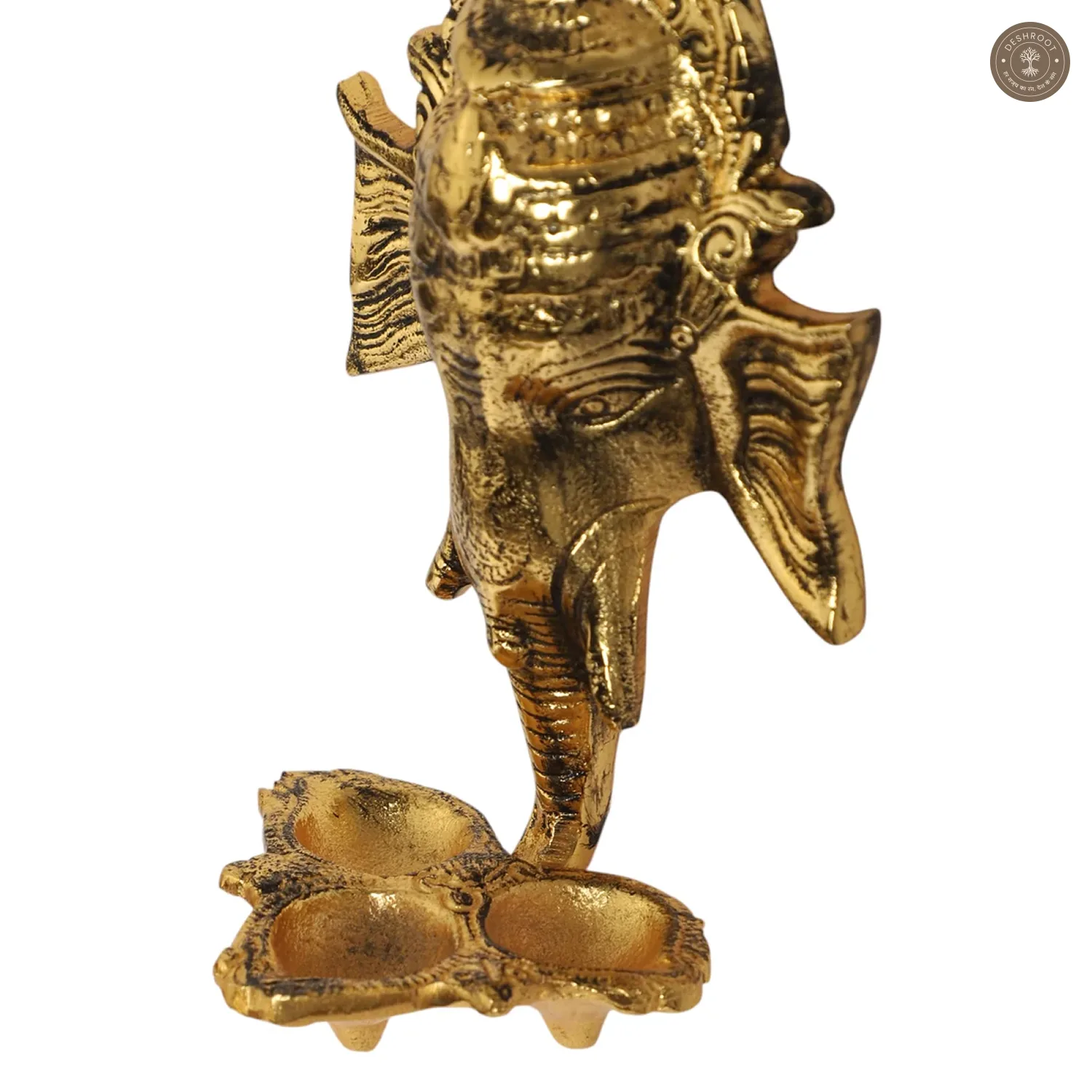 Wall Gold ALuminum Elephant DIa