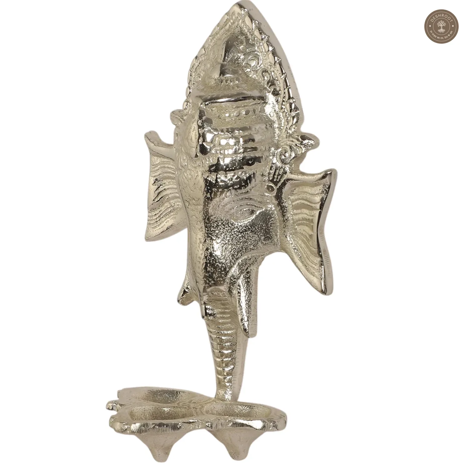 Wall Silver ALuminum Elephant DIa
