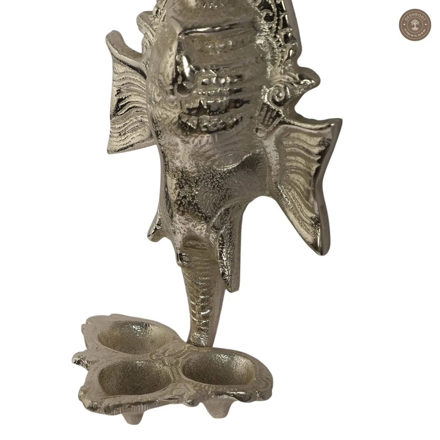 Wall Silver ALuminum Elephant DIa