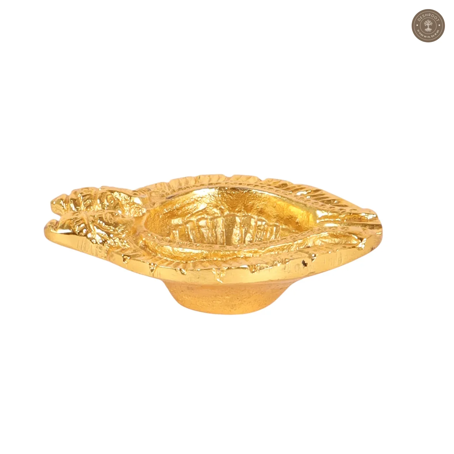 Lakshmi Ganesh Gold Aluminium Diya