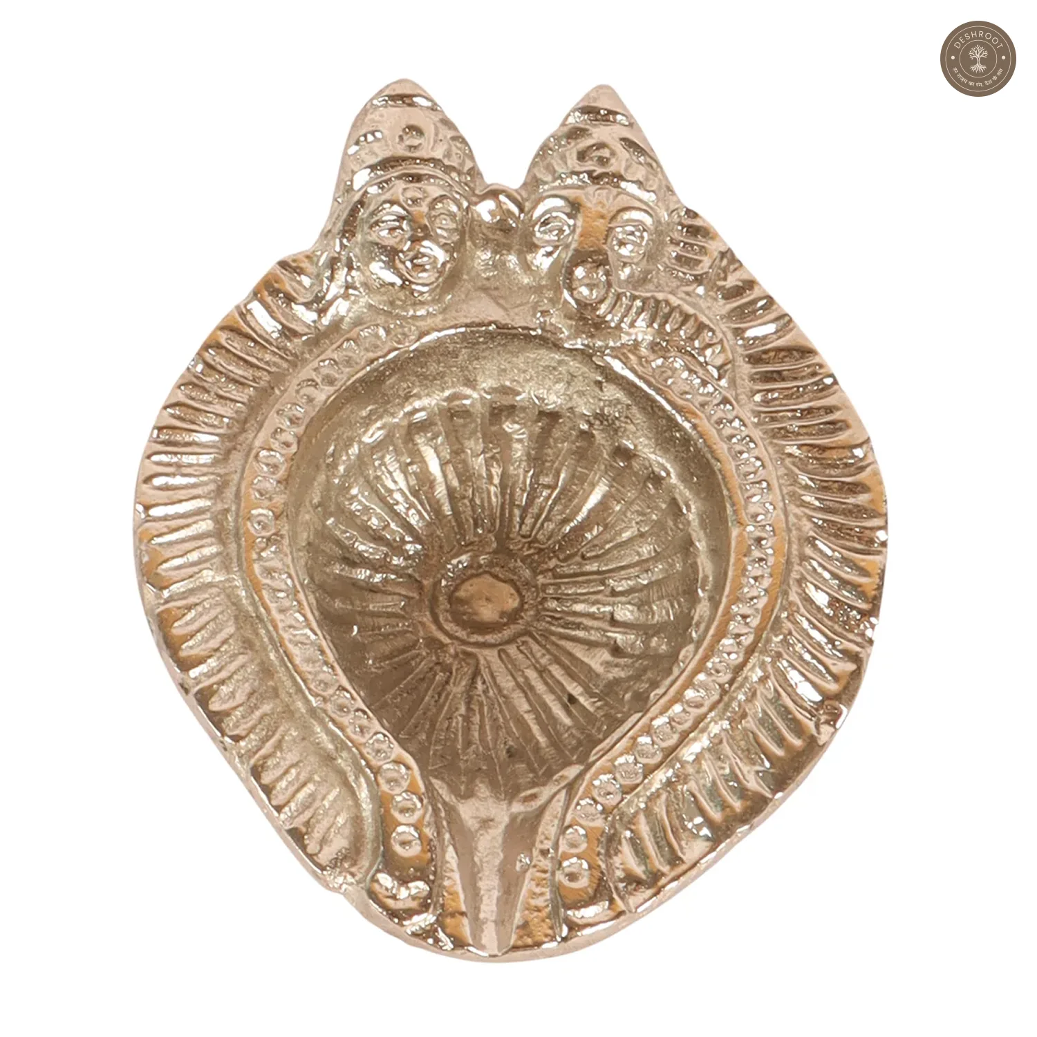 Lakshmi Ganesh Silver Aluminium Diya