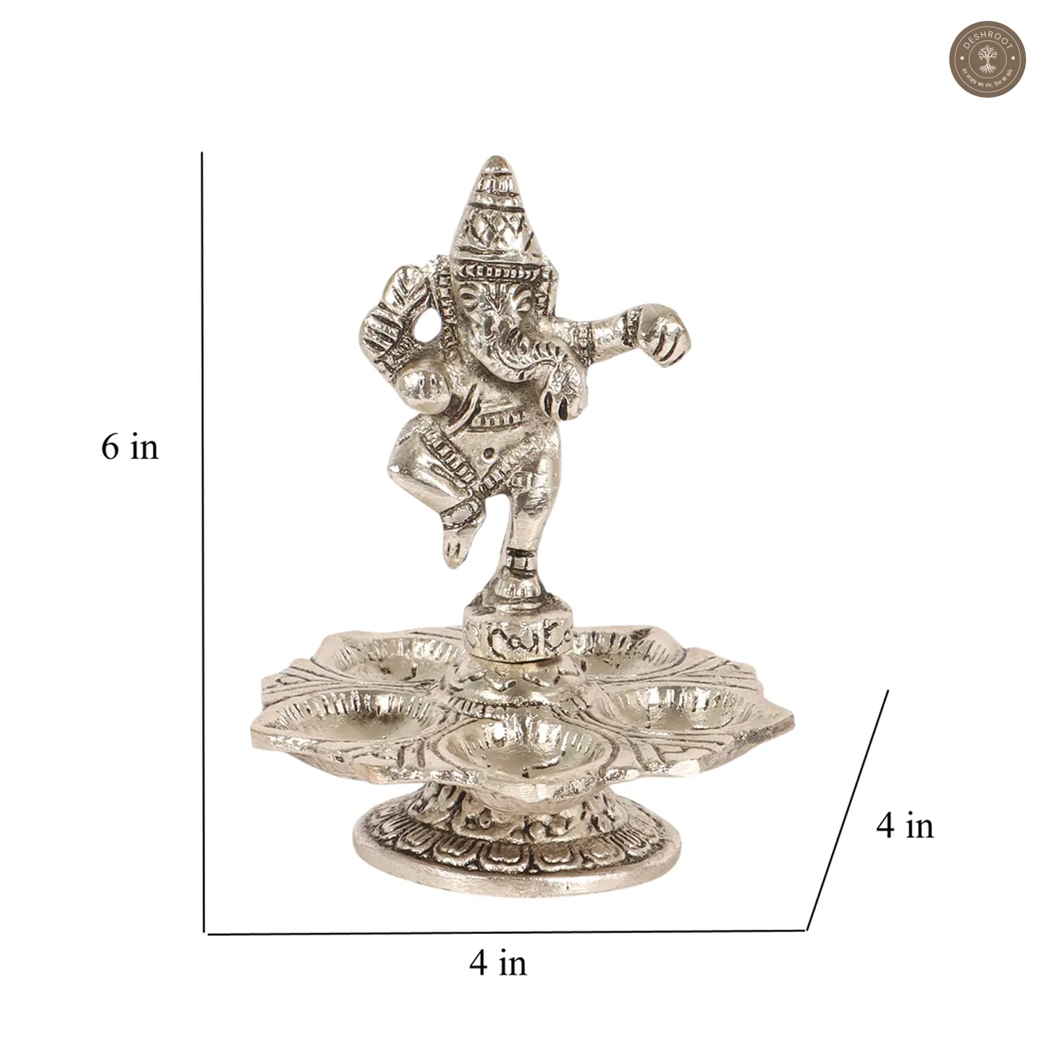 Silver Ganesh Jyot