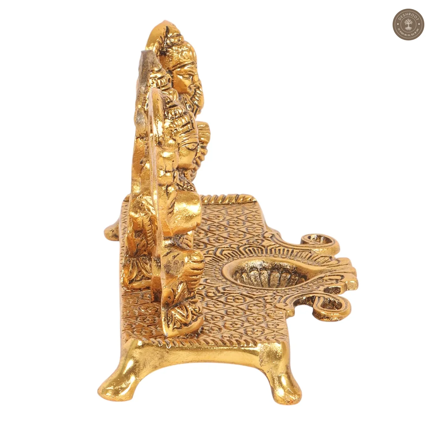 Lakshmi,Ganesh,Saraswati Diya