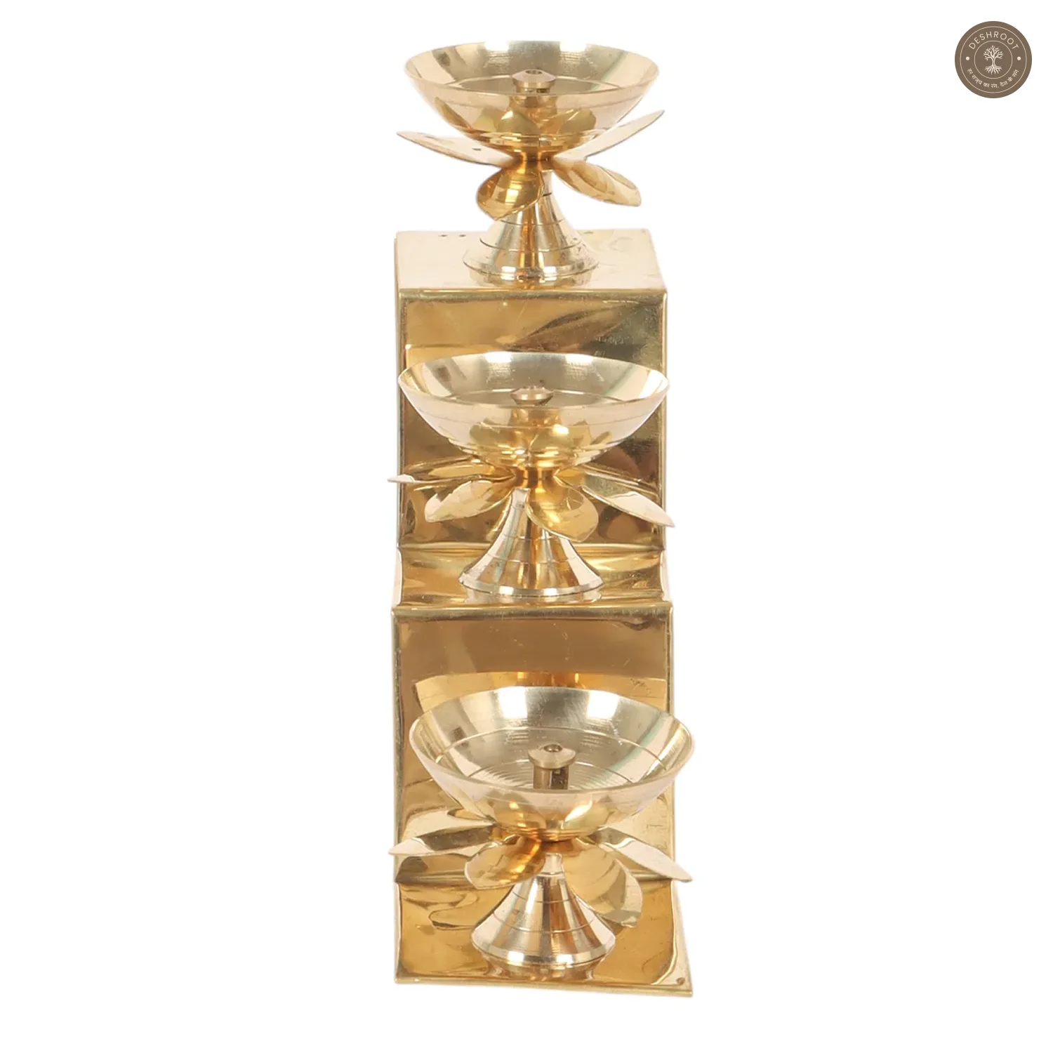 Brass Stairs Shape Diya