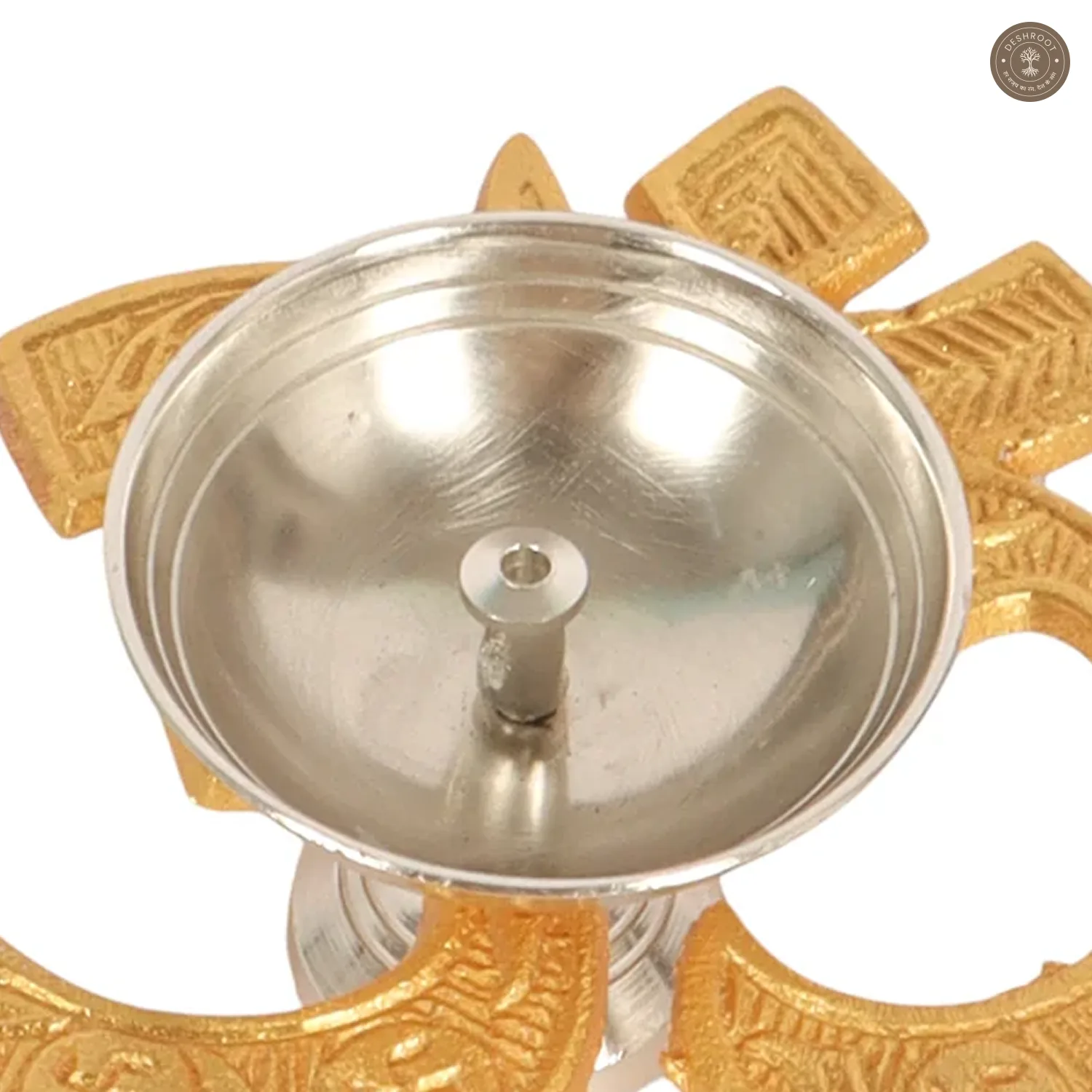 Aluminium Om Diya