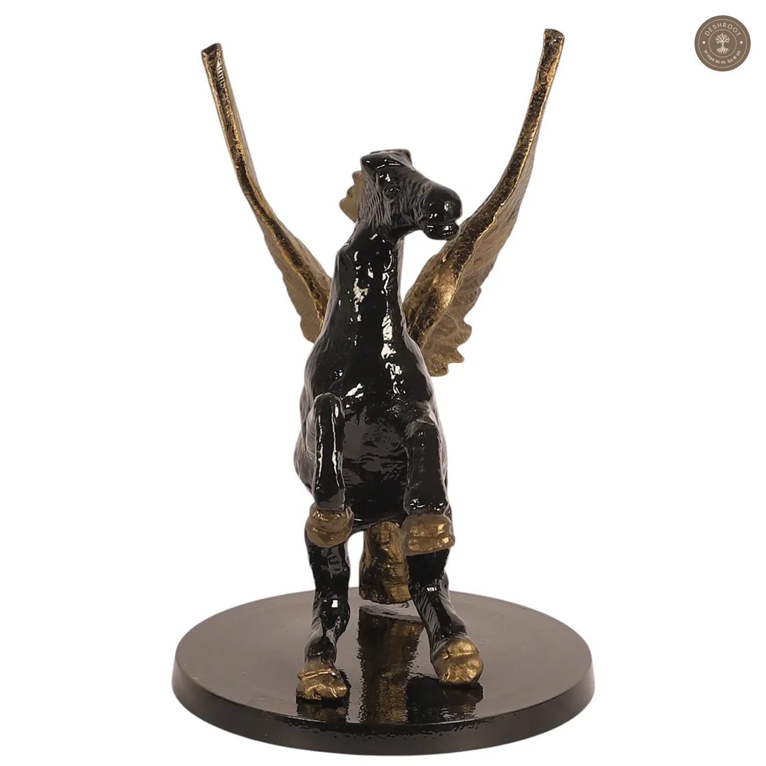 Black & Gold Horse Table Decor