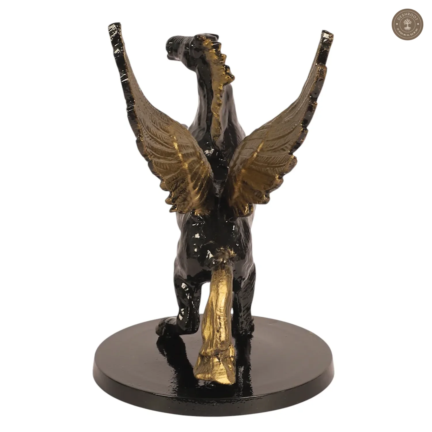 Black & Gold Horse Table Decor
