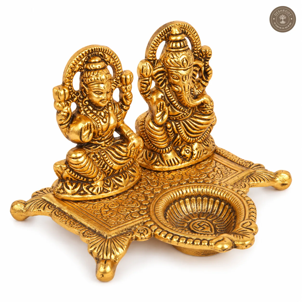 Lakshmi Ganesh Aluminium Diya