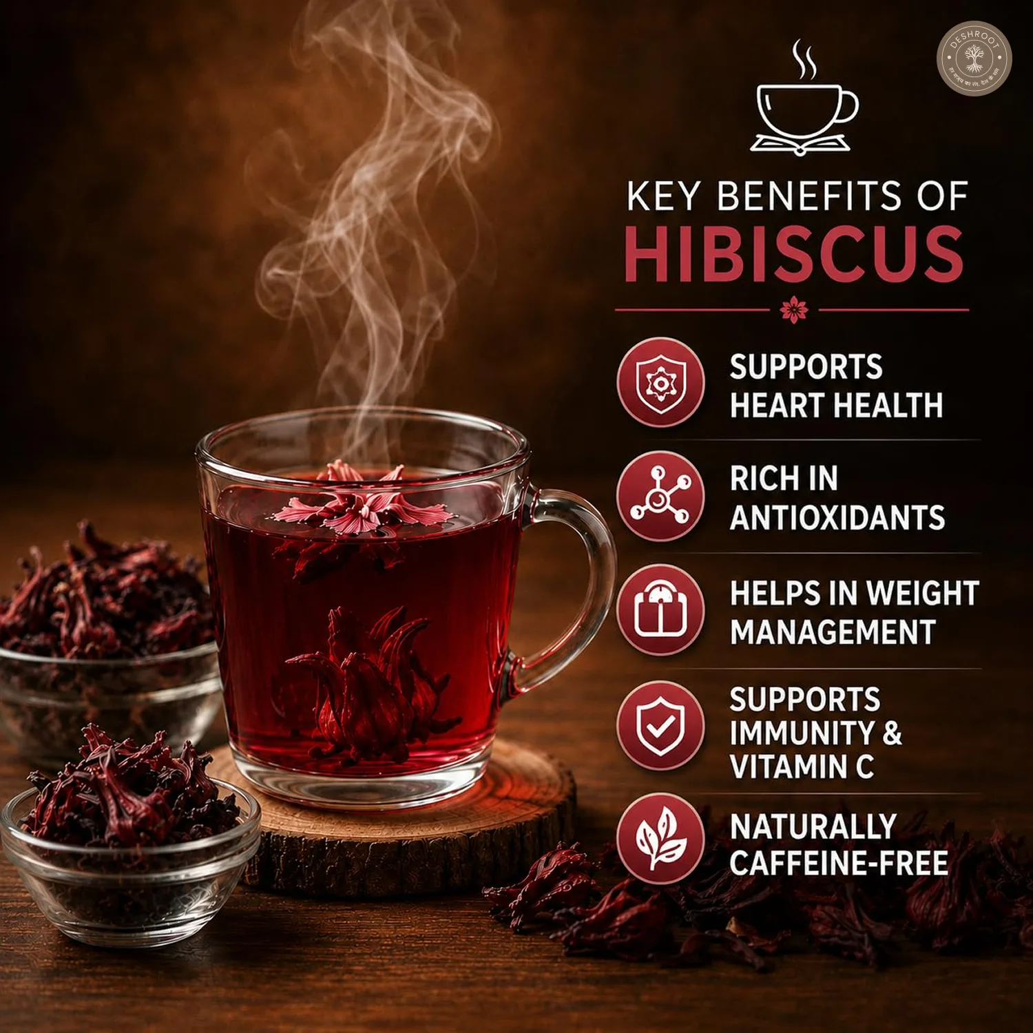 Hibiscus Herbal Tea Bags