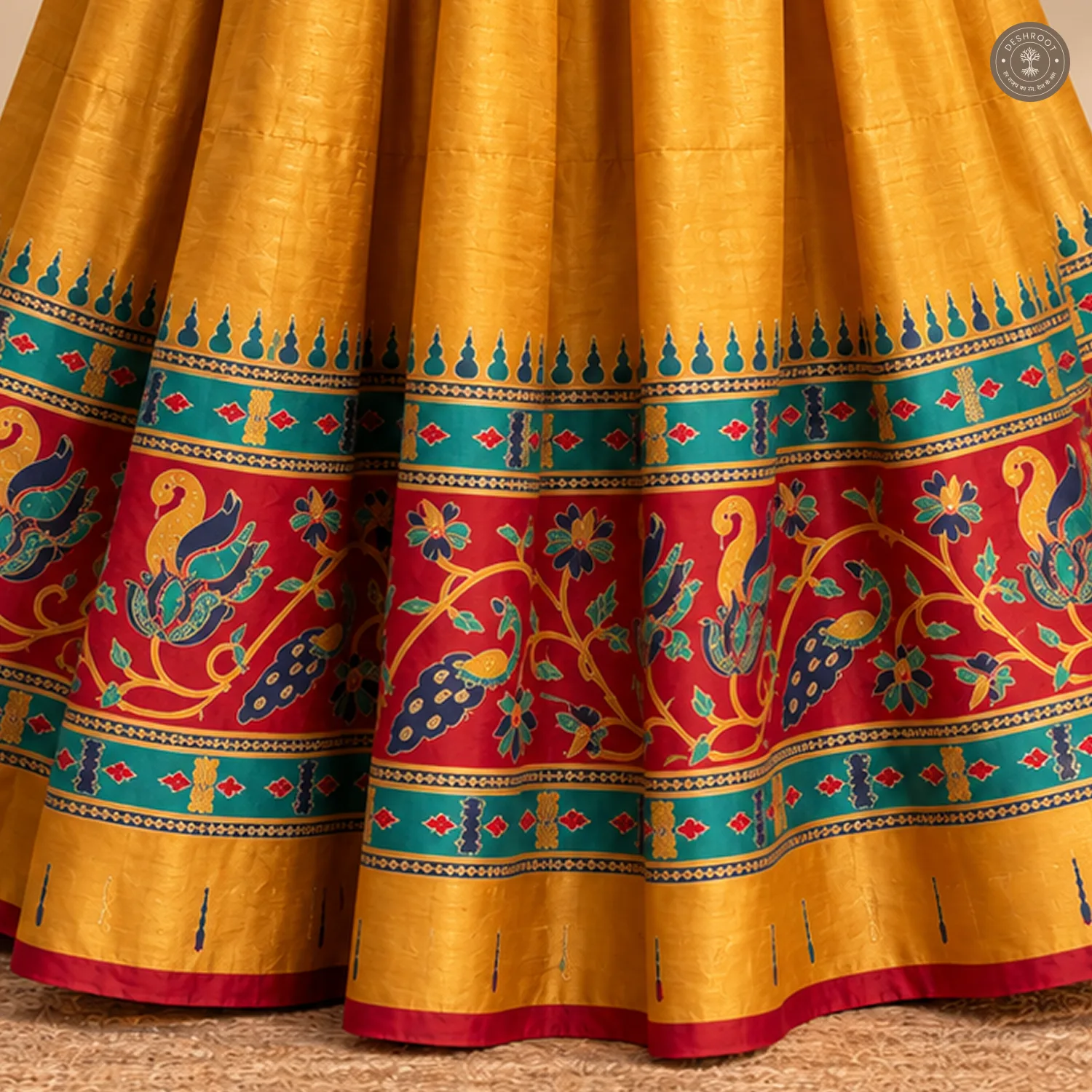 Patola-Style Lehenga Set with Dupatta