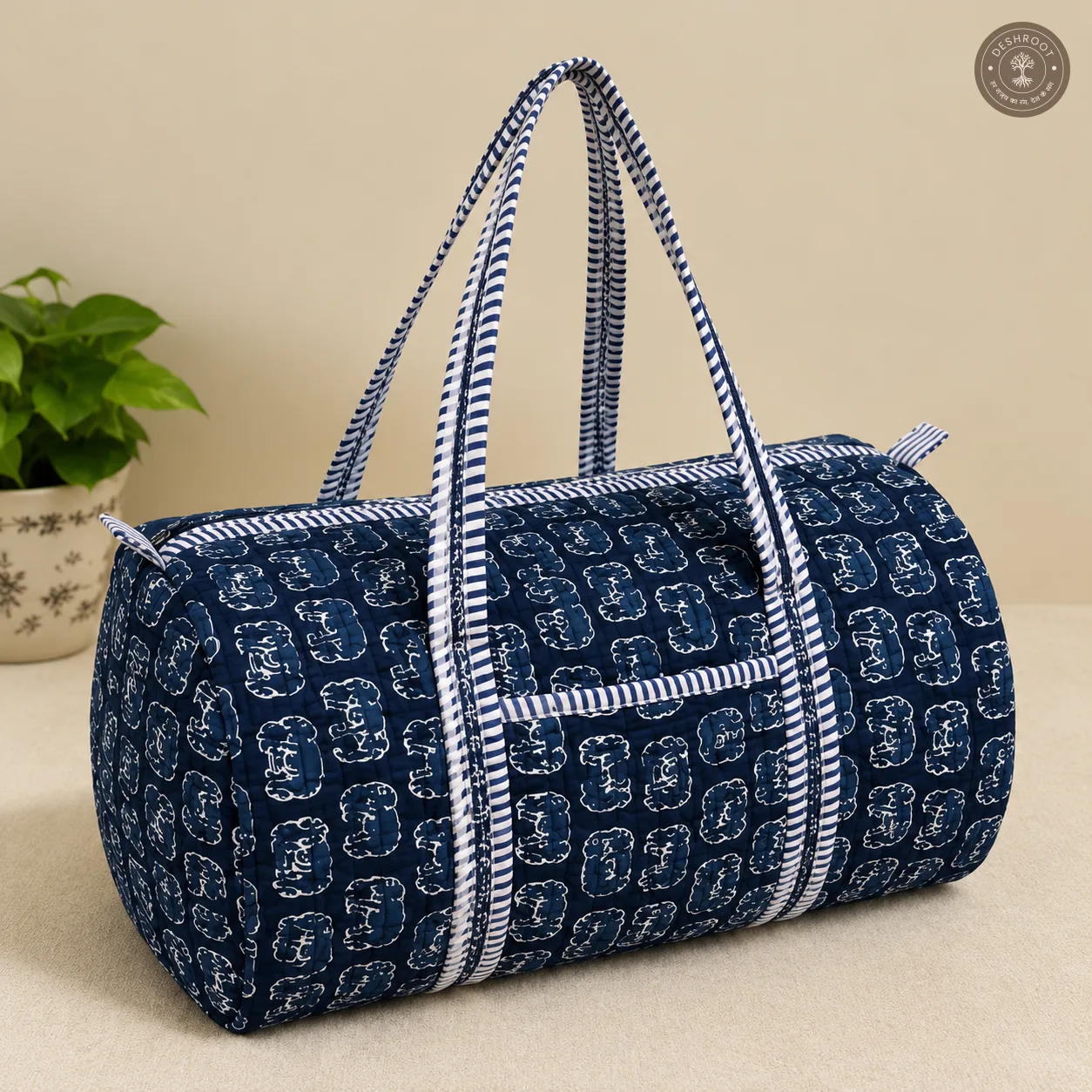 Premium Cotton Travel & Weekend Bag
