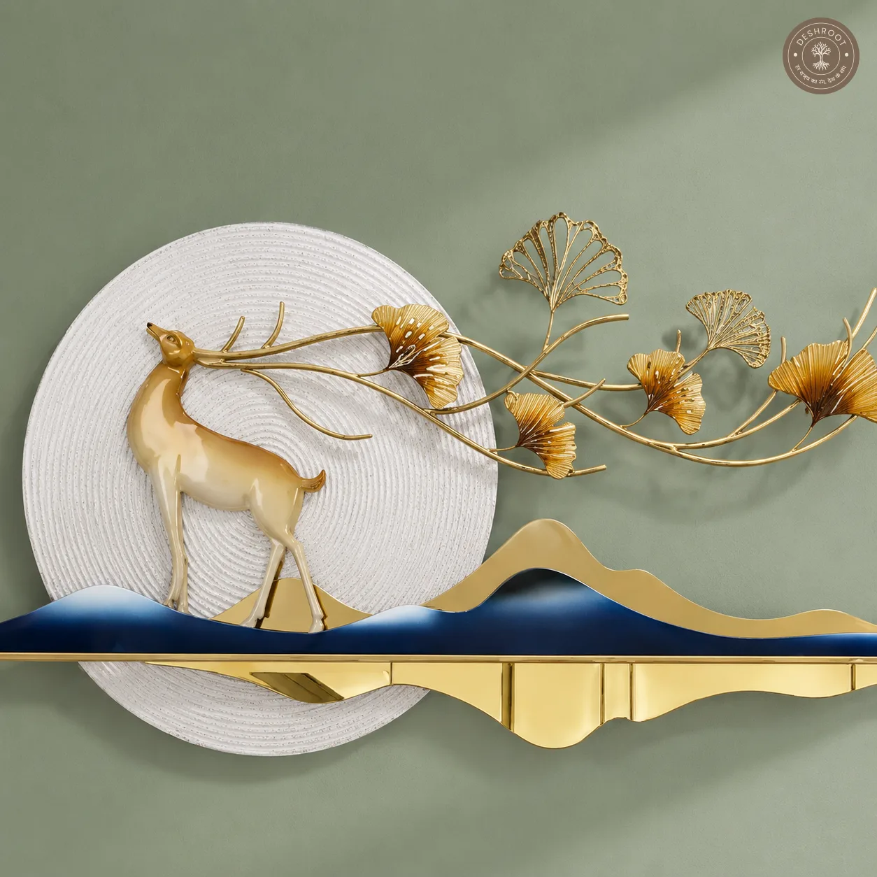 Designer Deer Metal Wall Art