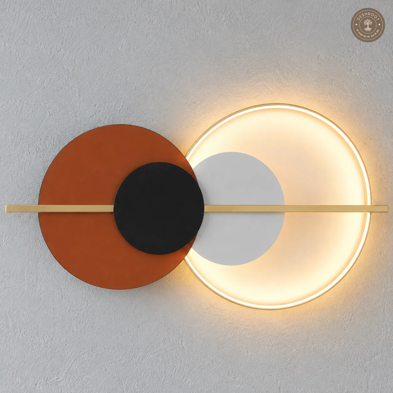 LED Circle Metal Wall Art