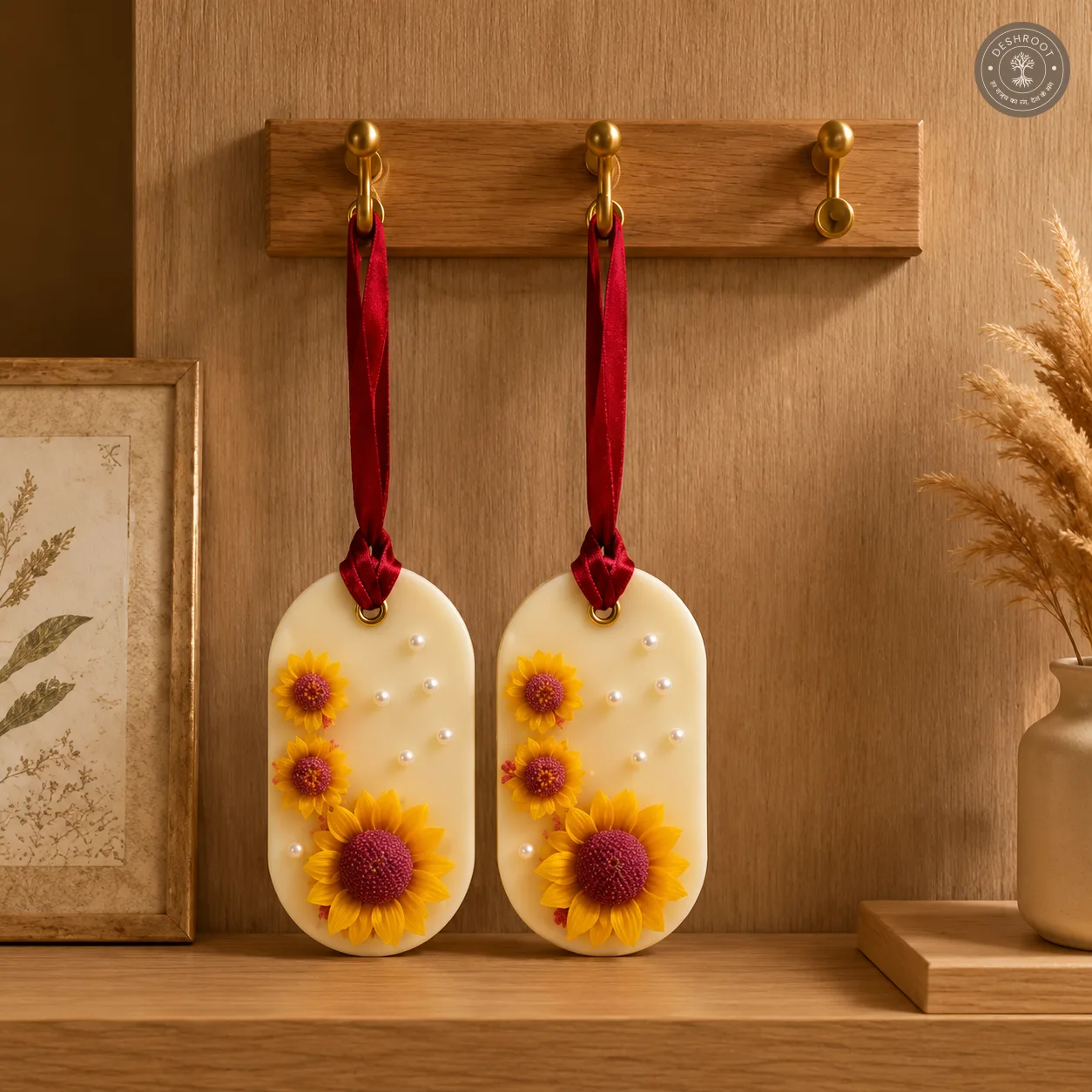 Sunflower Scented Wax Tablets for Wardrobe & Drawers