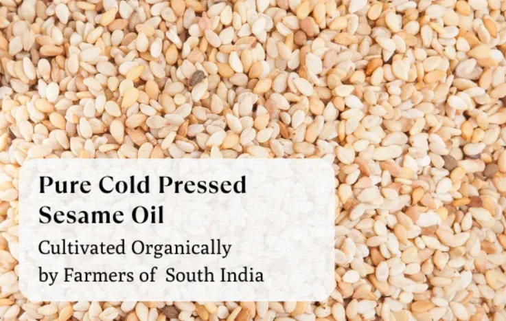 Organic Cold Pressed Sesame Oil