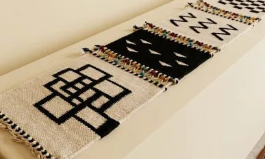Handwoven Abstract Geometric Wall Hanging