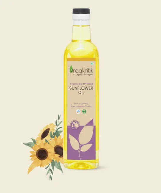 Organic Cold Pressed Sunflower Oil 500ML