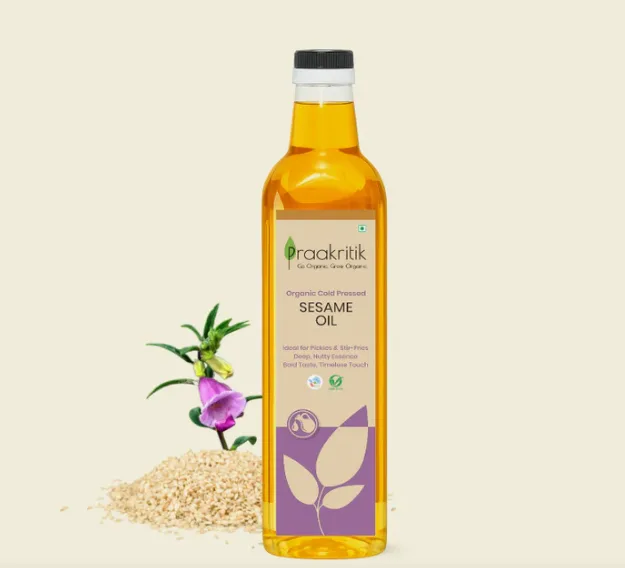 Organic Cold Pressed Sesame Oil