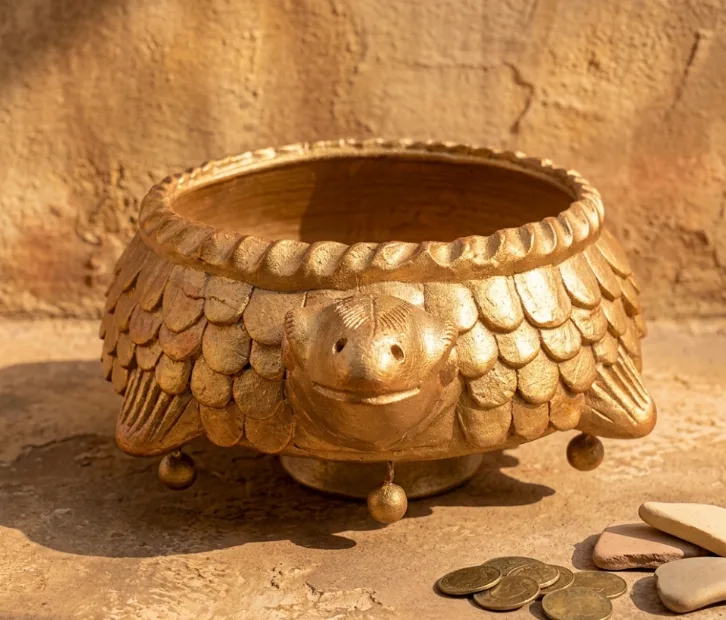 Handcrafted Terracotta Turtle Planter Pot