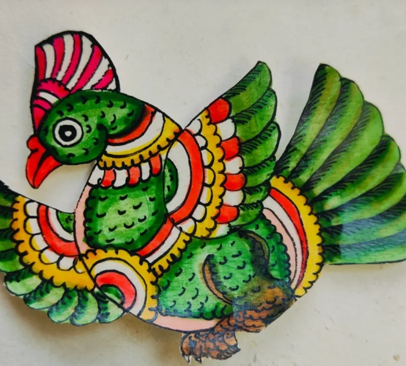 Leather Fridge Magnet – Bird (4 inch)
