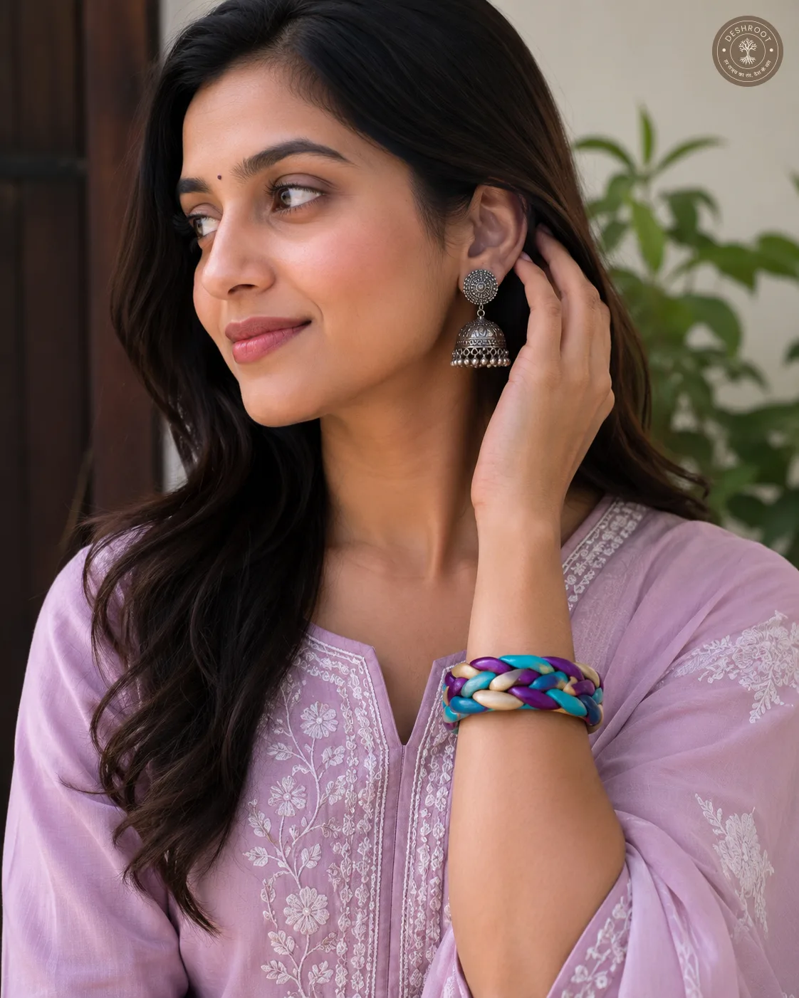 Triveni Twist Multicolor Bangles Set