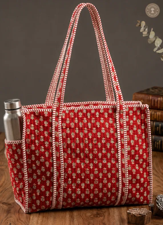 Red Buti Printed Multipurpose Shoulder Bag for Women