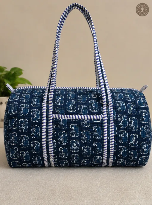Premium Cotton Travel & Weekend Bag