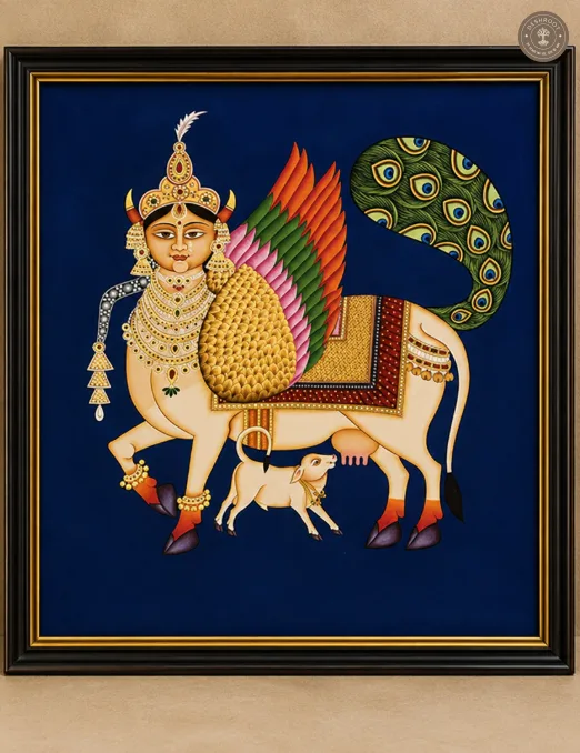 Kamadhenu Divine Cow Painting