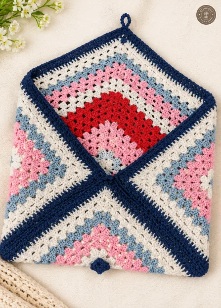 Handmade Crochet Laptop Sleeve – 16 x 10 Inch Laptop Cover