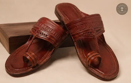 Original Handmade Kolhapuri Leather Chappal for Men