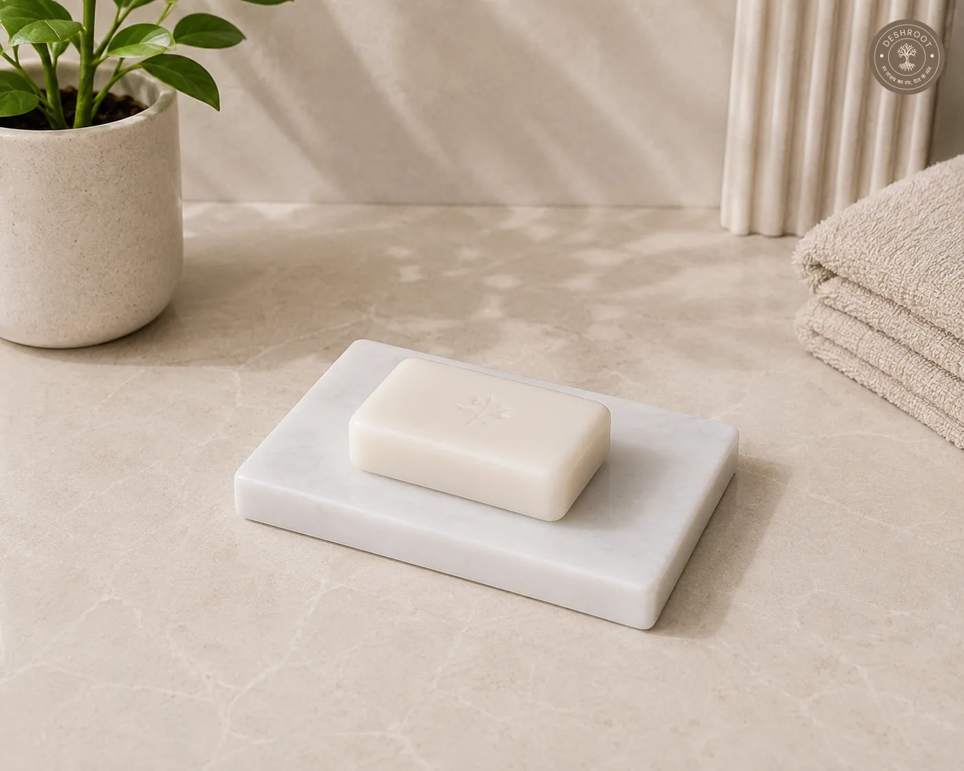 Premium Makrana Marble Rectangular Soap Dish