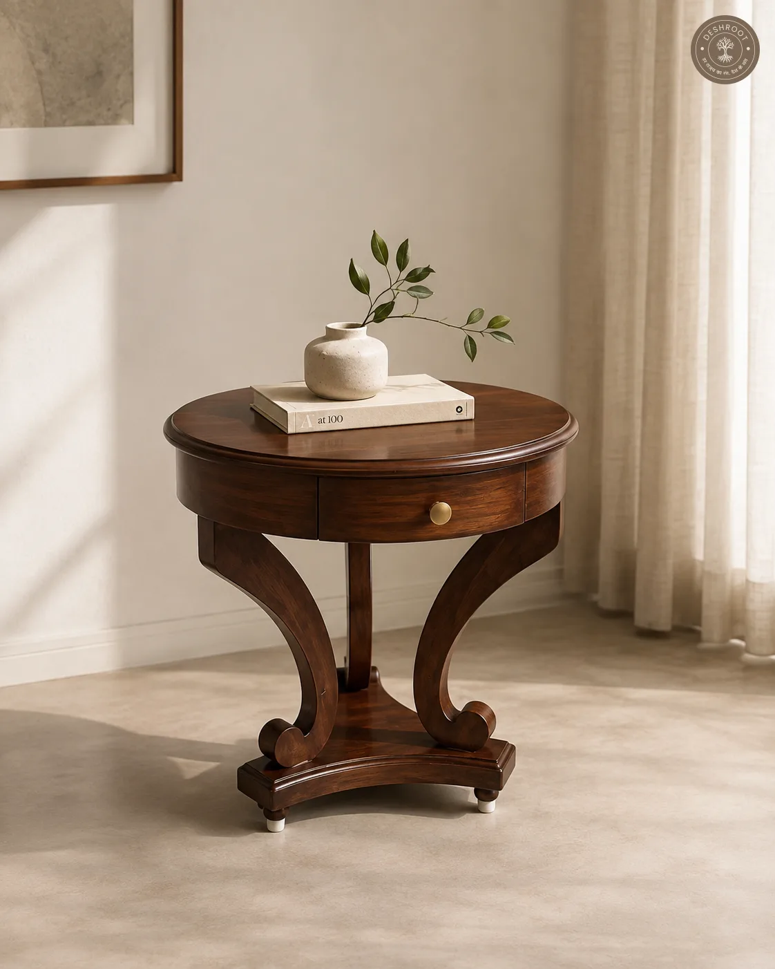 The Serpentine Heritage Accent Table