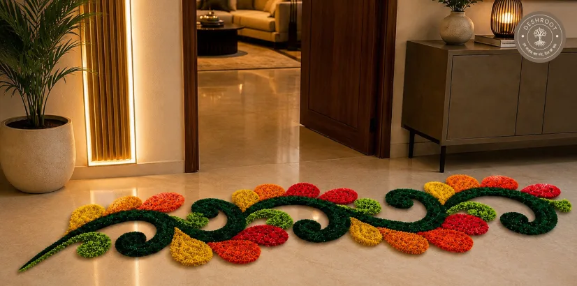 Handcrafted Woolen Door Front Decoration