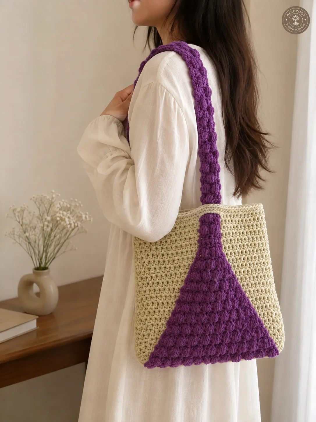 Handcrafted Crochet Tote Bag