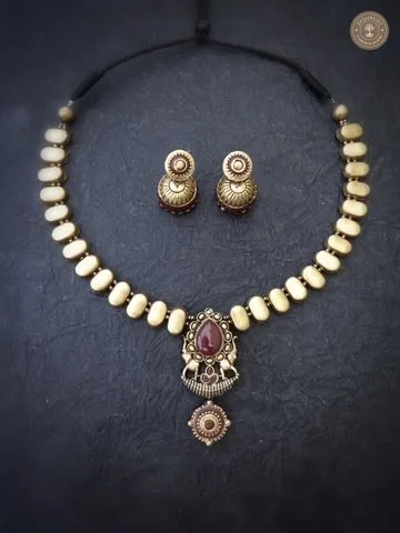 Kani Terracotta Necklace | Handcrafted Tamil Nadu Terracotta Jewellery