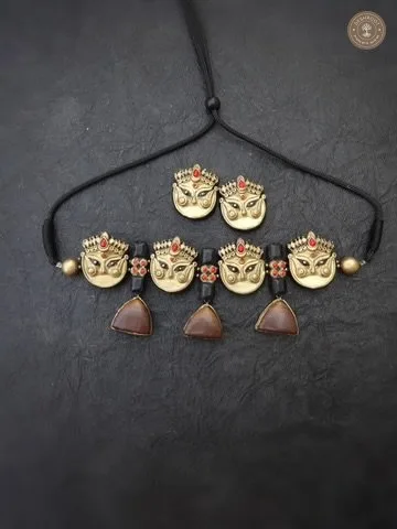 Aaradhya Terracotta Necklace | Handcrafted Tamil Nadu Terracotta Jewellery