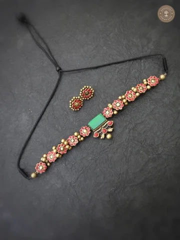 Aira Terracotta Necklace | Handcrafted Tamil Nadu Terracotta Jewellery