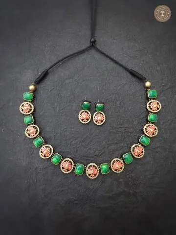 Umayal Terracotta Necklace | Handcrafted Tamil Nadu Terracotta Jewellery