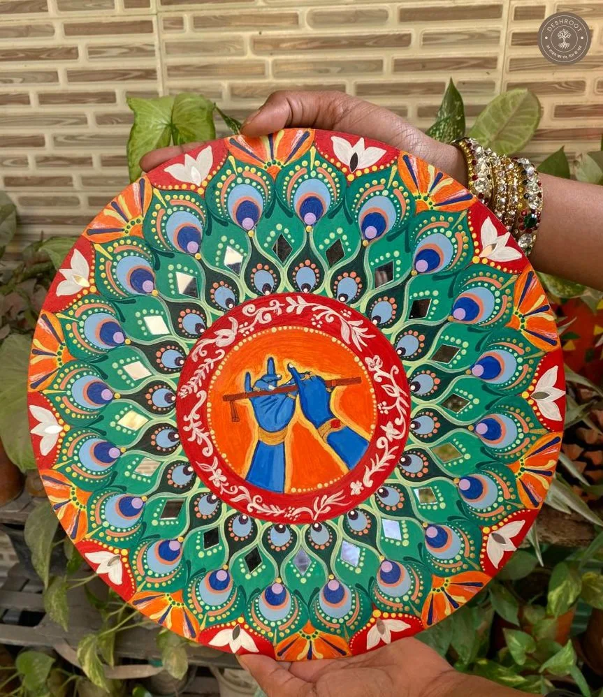 Murli Manohar Mandala Decor 12 inches