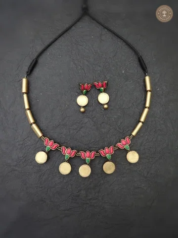 Vanathi Terracotta Necklace | Handcrafted Tamil Nadu Terracotta Jewellery