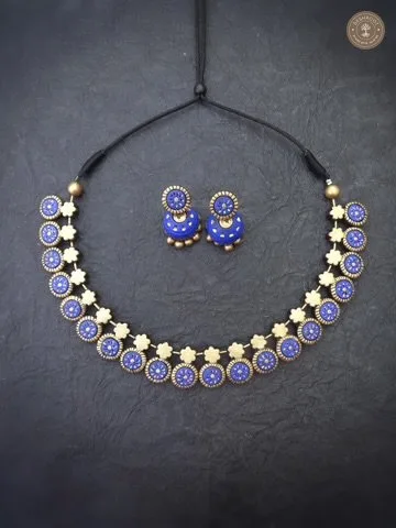 Mullai Terracotta Necklace | Handcrafted Tamil Nadu Terracotta Jewellery