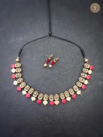 Iniya Terracotta Necklace | Handcrafted Tamil Nadu Terracotta Jewellery
