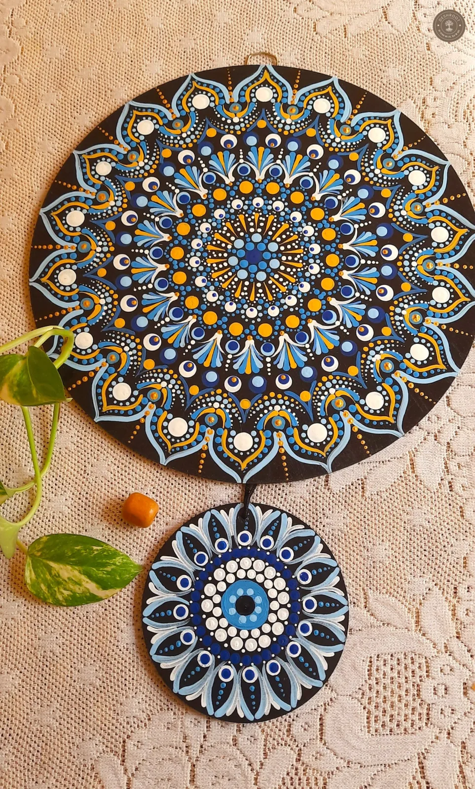 Evil Eye Floral Combo Hanging Ornament
