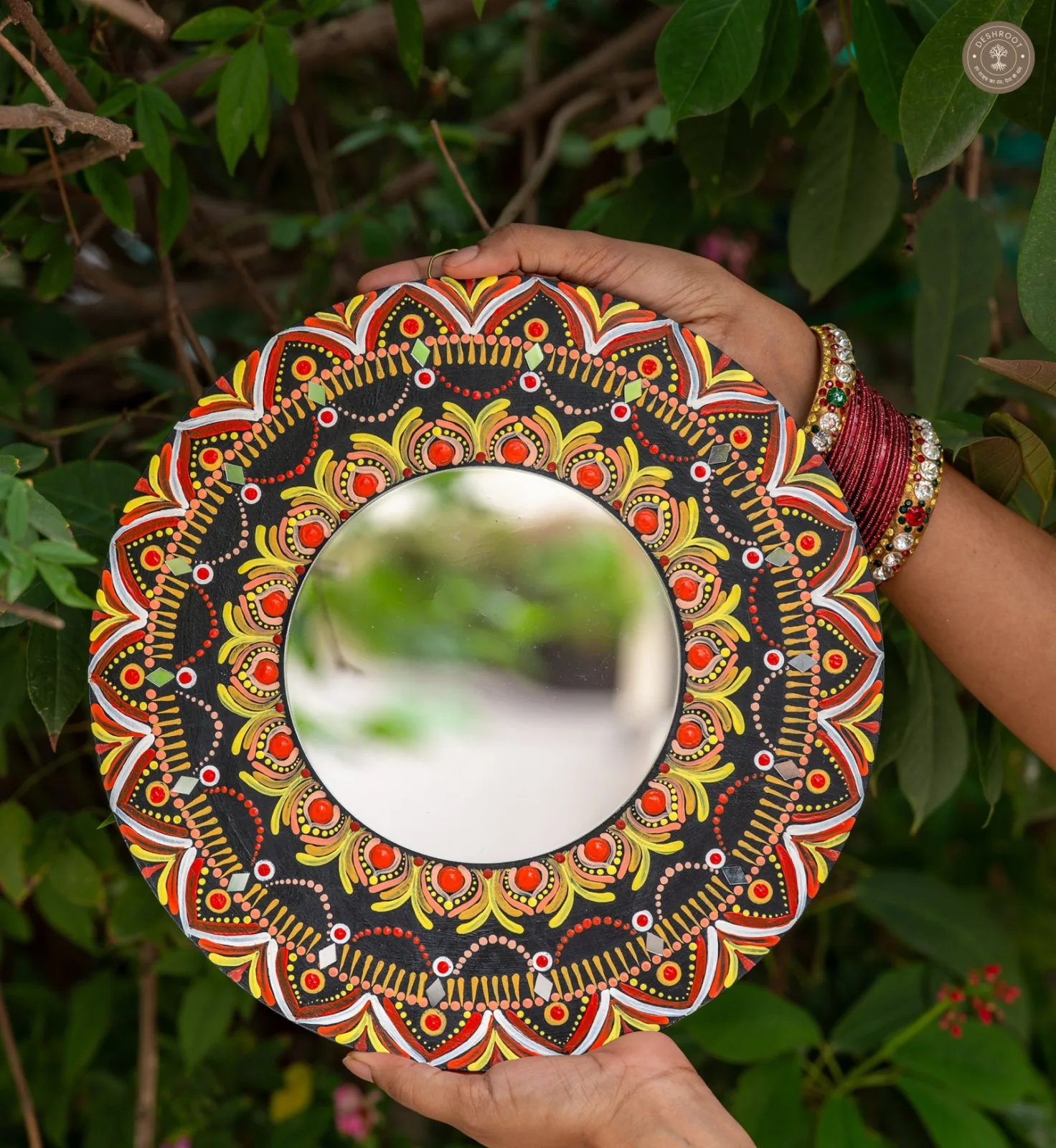 Sringar Mirror Mandala 12.inch