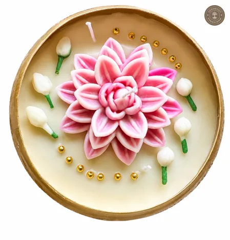 Hill Pour Blush Bloom Urli Lavender Soy Wax Candle