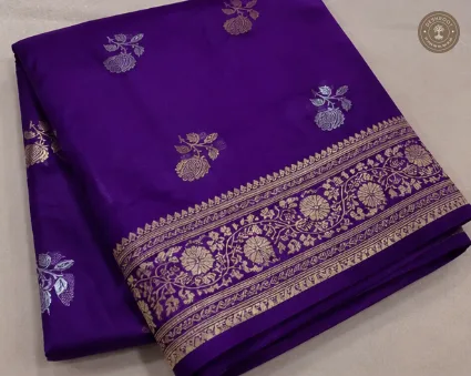 Katan silk Butti Banarasi saree
