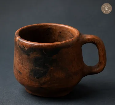 Handcrafted Terracotta Cup – Rustic Earthenware Coffee & Tea Cup