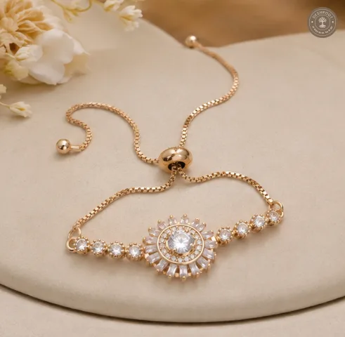 Aurelia Gold Radiance Adjustable AD Bracelet