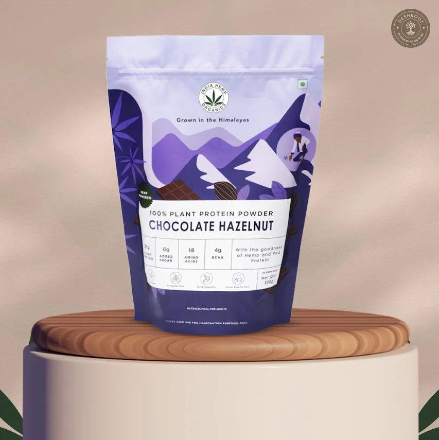 Hemp Protein Powder – Dark Chocolate Hazelnut