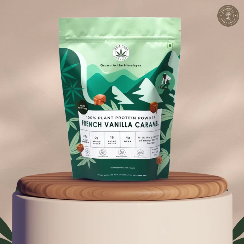 Hemp Protein Powder – French Vanilla Caramel
